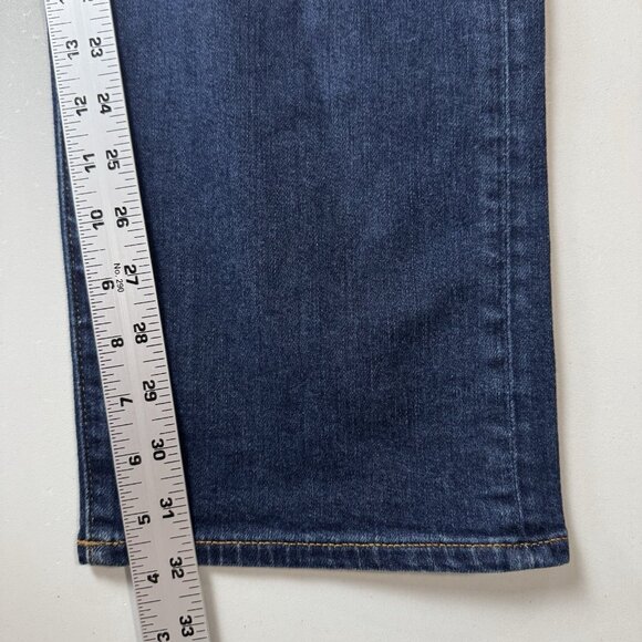 Revtown Jeans Mens 36x32 Blue Automatic Relaxed Straight Stretch Dark Wash Denim - Picture 10 of 12